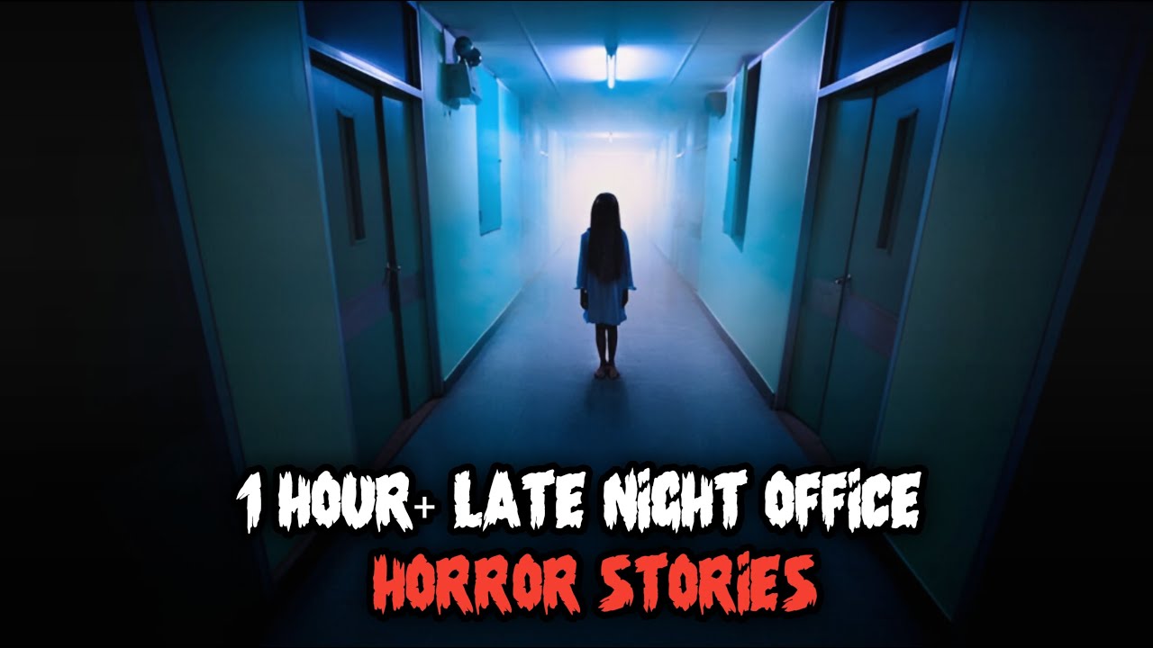 1 Hour of Late-Night Office Horror Experiences For Sleep With Rain
