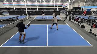 11/23/23 / ACE Pickleball Club /(4.5-5.0) / Cartenuto, L., Hamaguchi -vs- Childs, Cartenuto, J. Rd.1