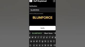 DeFi Explained || blum verify code 19 october || Blum Today video code 🔥