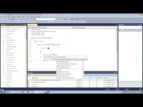 do while pada program sederhana C# berbasis Console