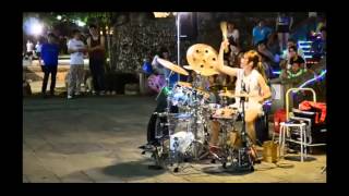 Amazing Female Street Drummer S White Is Becoming A Star In Taiwan hd 2015