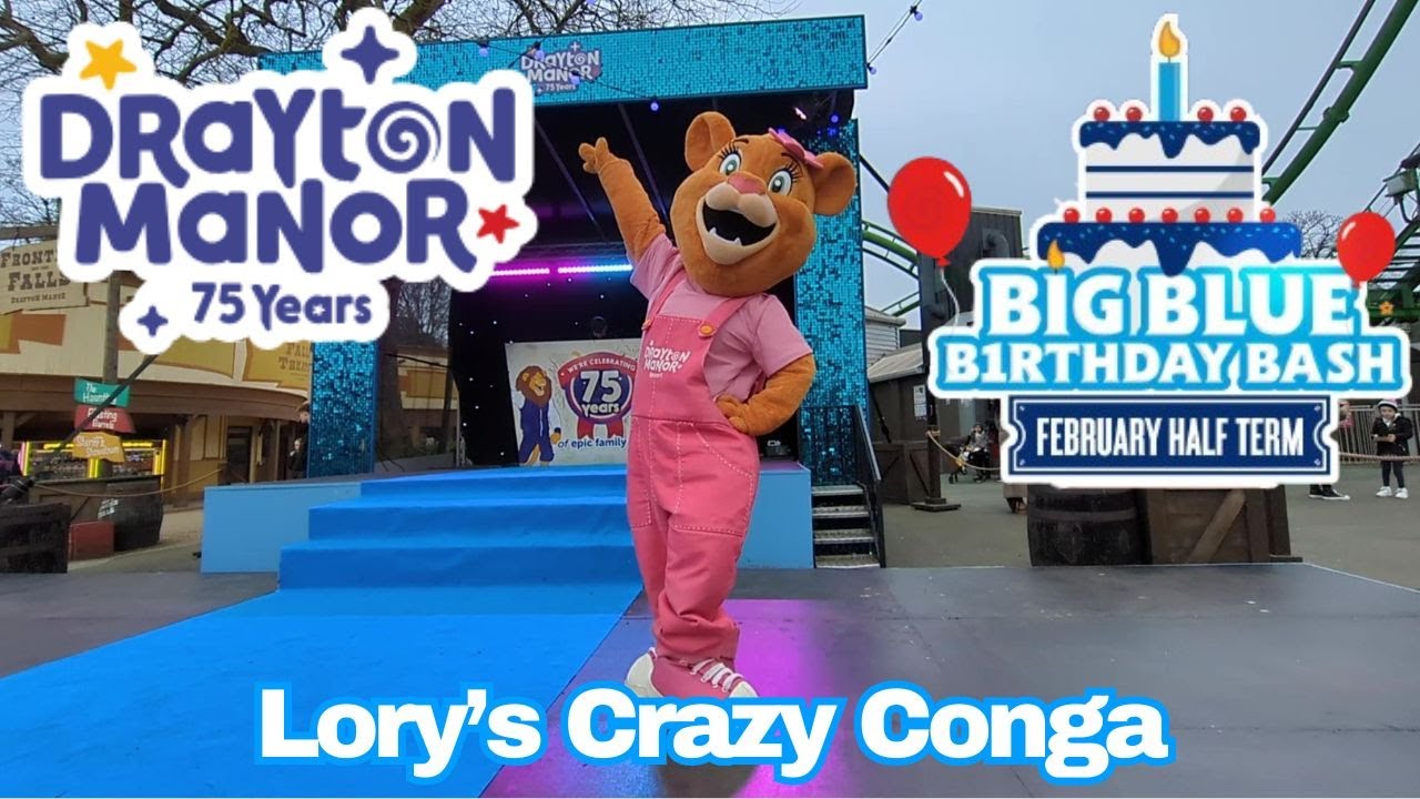 Lory's Crazy Conga Big Blue Birthday Bash 2025 at Drayton Manor Resort