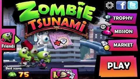 Zombie Tsunami Vs Stupid Zombies 2 Temple Kill Green Blood Zombies Compilation