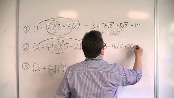 OCR MEI Core 1 1.09 Expanding Double Brackets with Surds