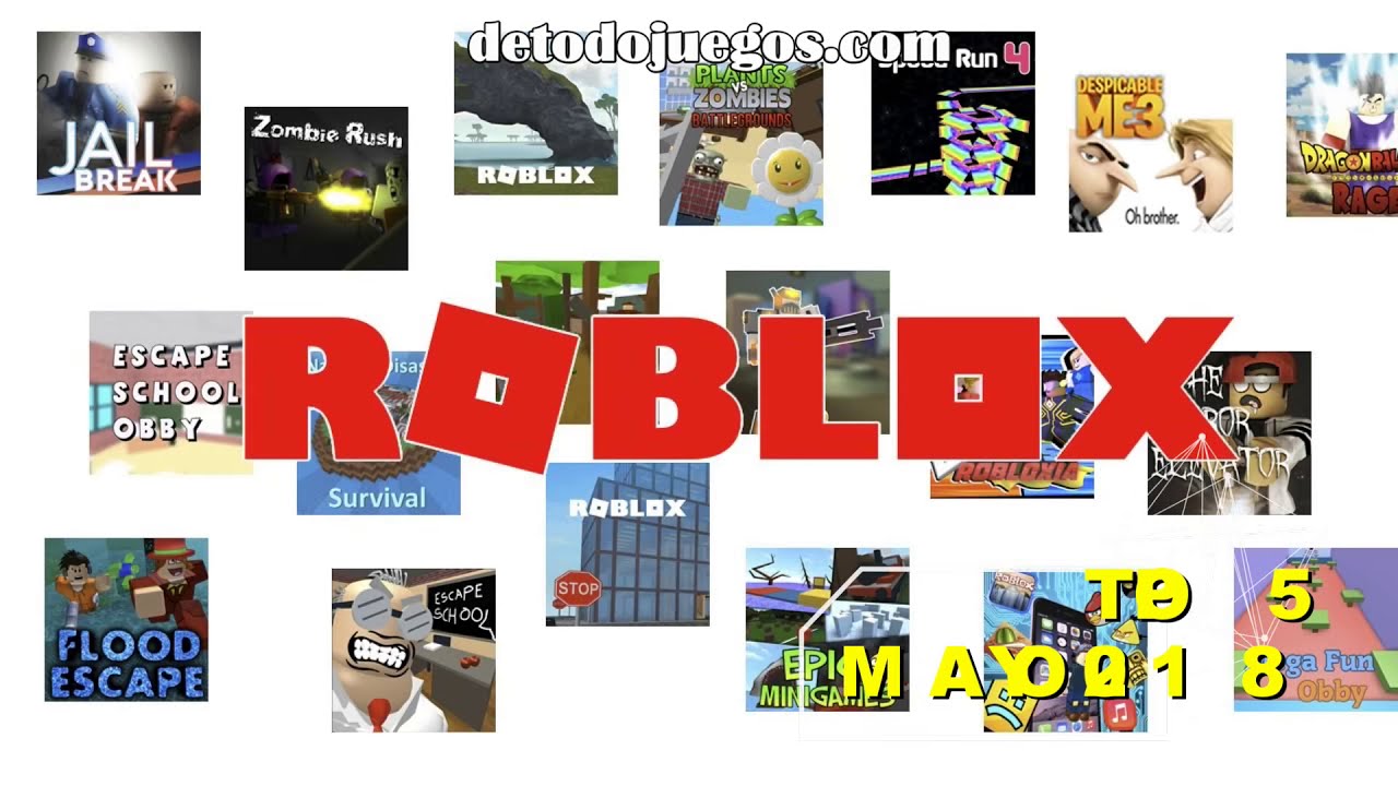 Top 5 Mejores Juegos De Roblox Mayo 2018 Youtube - top 5 juegos de roblox mas adictivos y divertidos orden