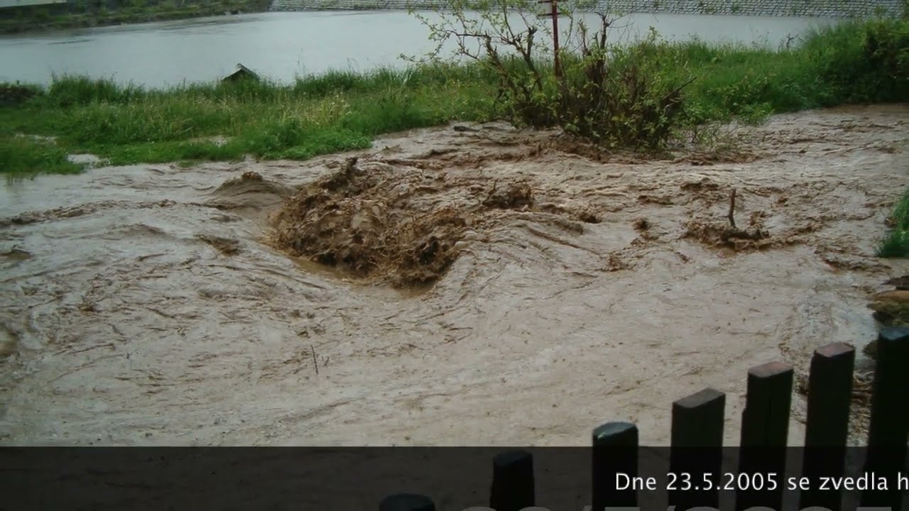 Povodeň Bušovice 23. 5. 2005
