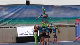 GLITTER STARS FIVE DREAMS Group Stunt Junior Allgirl Elite at Safari Open Air 2018