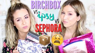 Unboxing: BIRCHBOX vs IPSY vs SEPHORA | March 2019