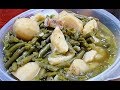 Green Beans & Potatoes in Instant Pot Using Pork Belly as Seasoning