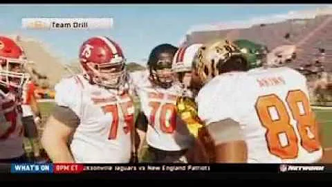 2018 Reese's Senior Bowl Practice day 1 - South Practice - Team Drills