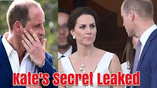 Prince William furious after leak of top secret about His wife Princess Kate