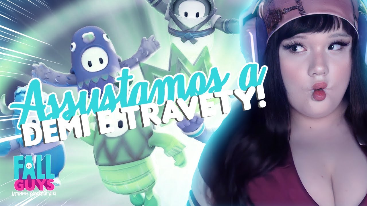 FALL GUYS: DEMI MIJOU NA CADEIRA E FINGIU UM INFARTO?! (feat. Demuxa, Travety, Branca e Aneles)