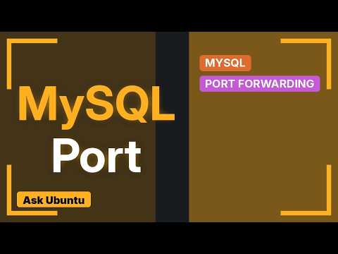 Ubuntu: MySQL port forwarding