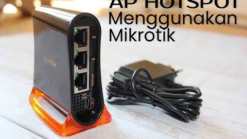 Setting mikrotik hAp mini jadi AP HOTSPOT