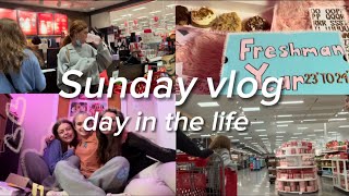 Boarding School Sunday Vlog day in the life | gym, target trip, and freshman year mem box!