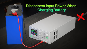 what will happen if we disconnect input power when charging battery RD6006 RD6024 RK6006