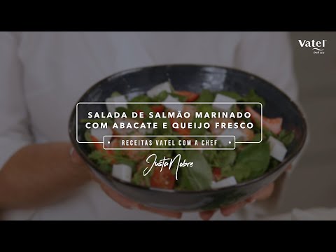 Vídeo: Salada De Salmão E Queijo