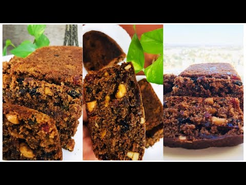 Plum Cake Recipe | Christmas Cake | No Rum No Egg Plum Cake | Non