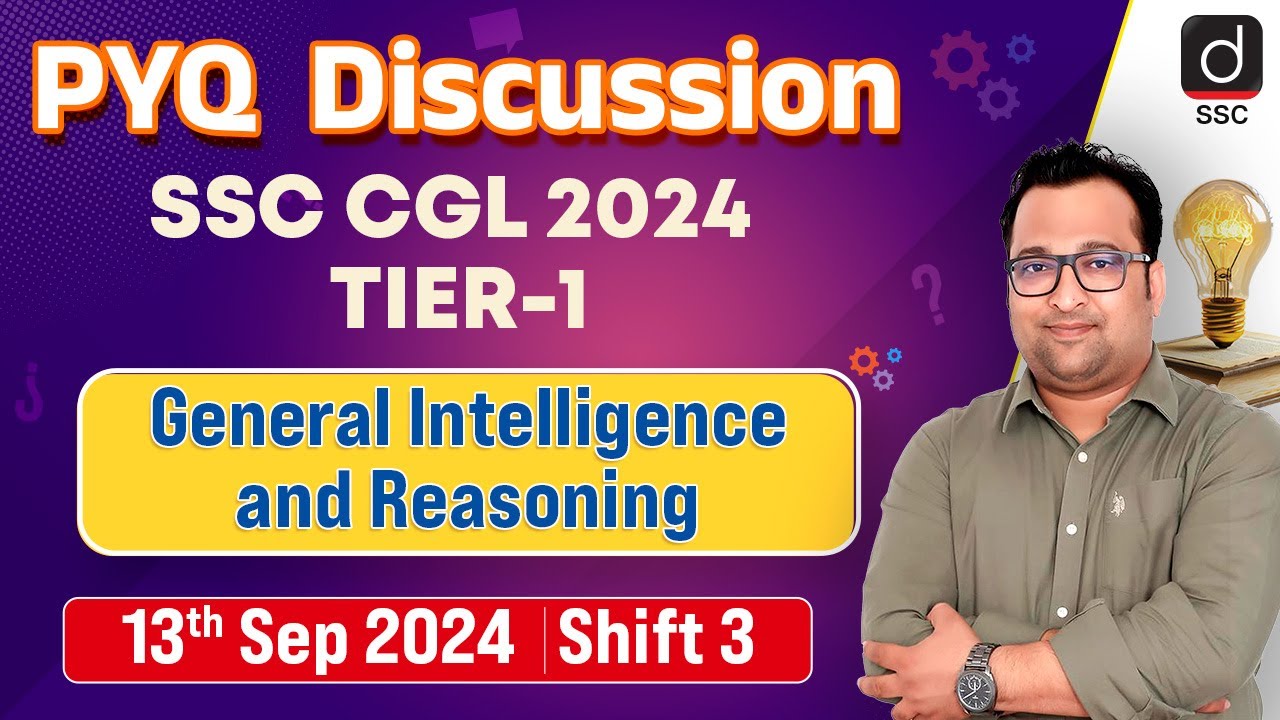 PYQ Discussion | General Intelligence and Reasoning | 13 Sep 2024 Shift ...
