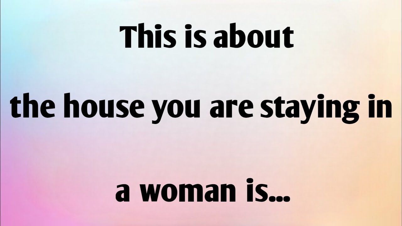 Речь идёт о доме...