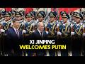 Xi Jinping hosts a welcome ceremony for Putin in China | Geo News English