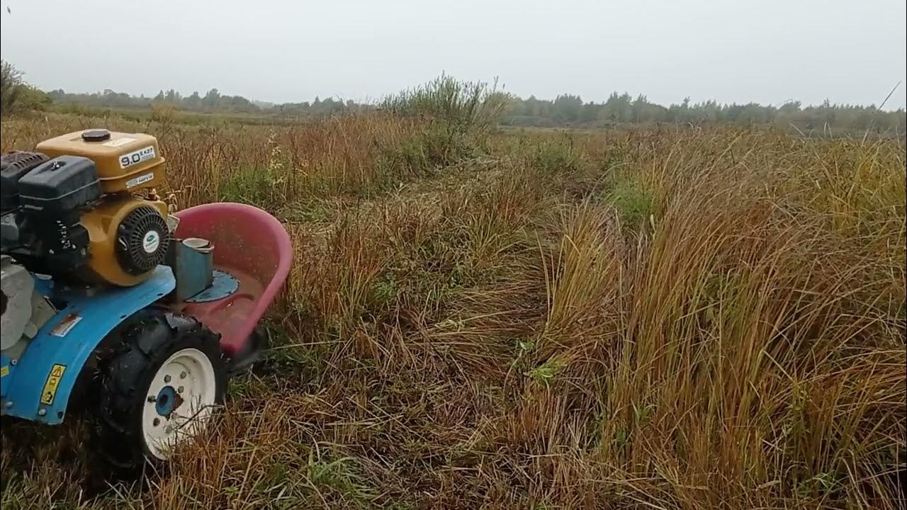 Косилка Нева на мотоблок - YouTube