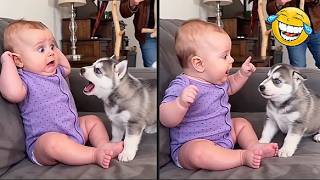 This Baby's Best Friend Has Four Legs 🐶👶