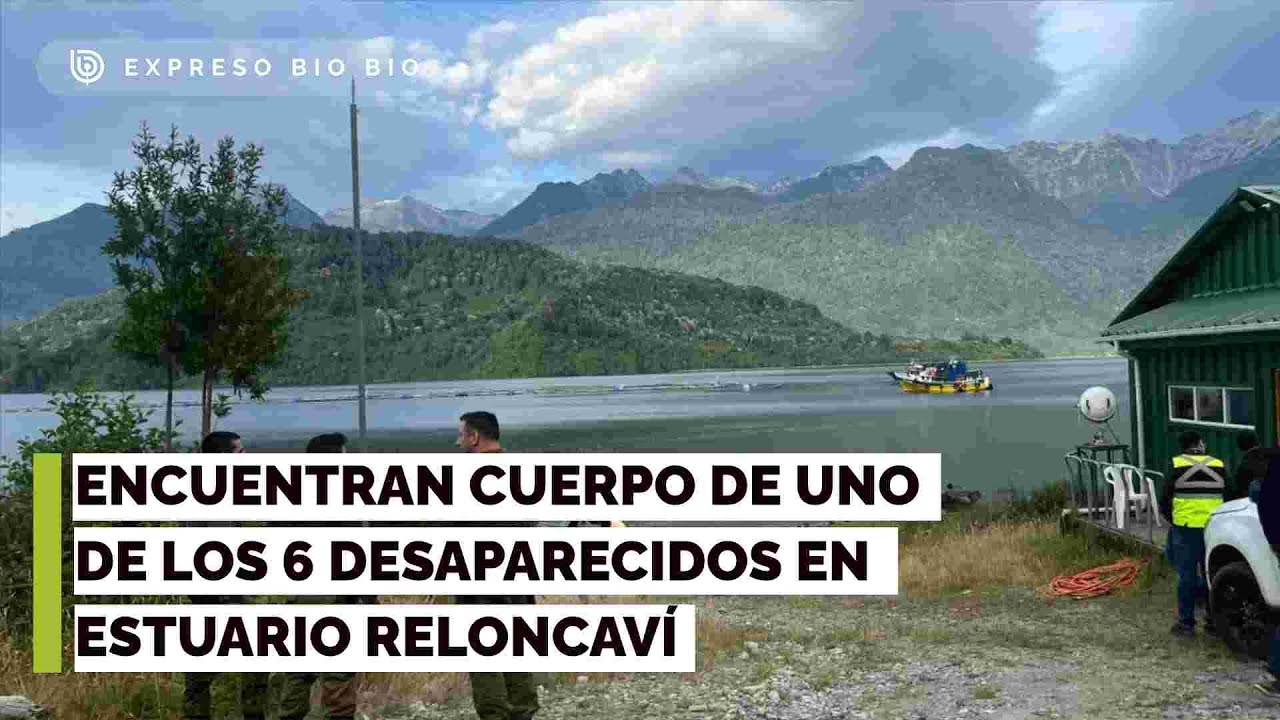 Rescatan cuerpo de una de 6 personas desaparecidas tras hundimiento de nave en Estuario Reloncaví