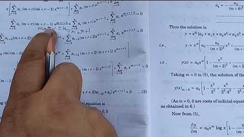 Exercise 1.6, power series, Special function and integral transforms