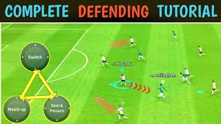 How To Defend Properly In E-football 2024 Mobile🔥 Tutorial || Goalzilla