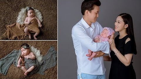 Quách Ngọc Tuyên khoe trọn bộ ảnh đáng yêu của cô công chúa đầu lòng với bạn gái kém 10 tuổi