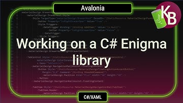 C#/Avalonia - Building an enigma app