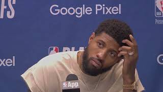 Paul George reacts to Game 4 WIN over Mavs 116-111