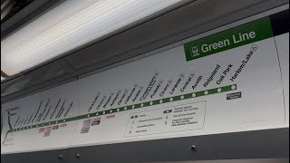 CTA Subway: 🟢 Green Line 🟢 Train Full Ride from Ashland/63rd Street to Harlem/Lake