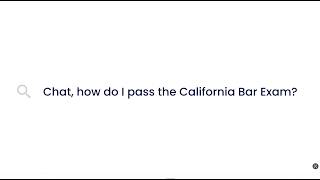 I Built an AI to Help You Pass the California Bar Exam