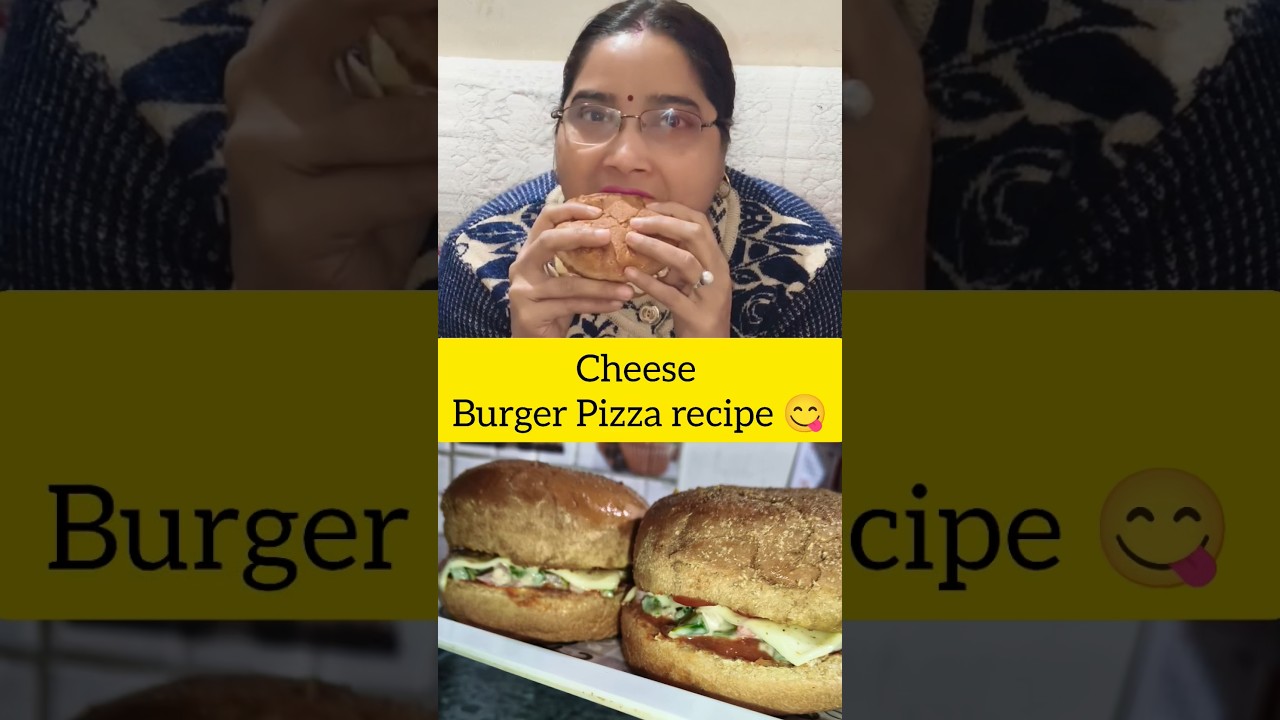 Cheese Burger Pizza recipe 😋 
