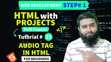 How to Use the Audio Tag in HTML | HTML5 Audio Tag in Hindi/Urdu (Tutorial # 25)