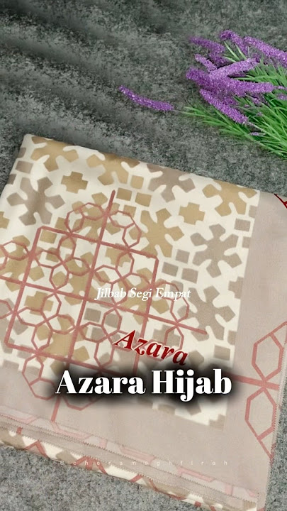 Azara Jilbab motif cakep #jilbab #racunshopee #shopee