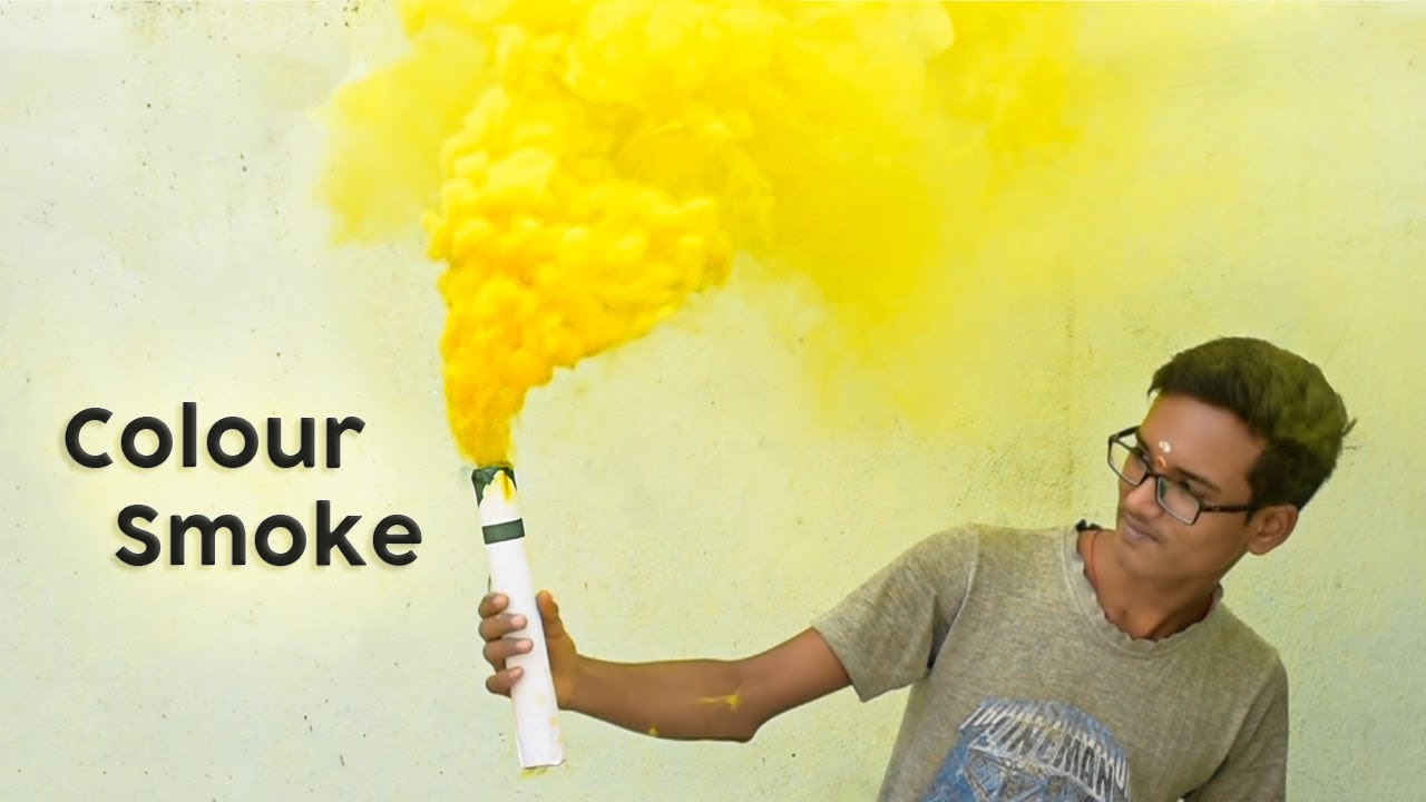 How to Make Colored Smoke Easily at home