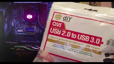 USB 2.0 To USB 3.0 - HOW TO VIDEO
