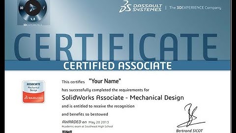 Intro  #CSWA Certification #SolidWorks