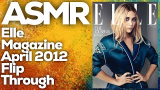Whispered ASMR: Exploring the April 2012 Elle Magazine, Gentle Page Flipping, StevenAntonyASMR