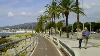Radfahren Mallorca 2010 Strand-Radweg Richtung Palma Teil 5