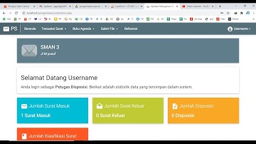 Instalasi aplikasi pengelolaan surat berbasis web dengan framework Codeigniter
