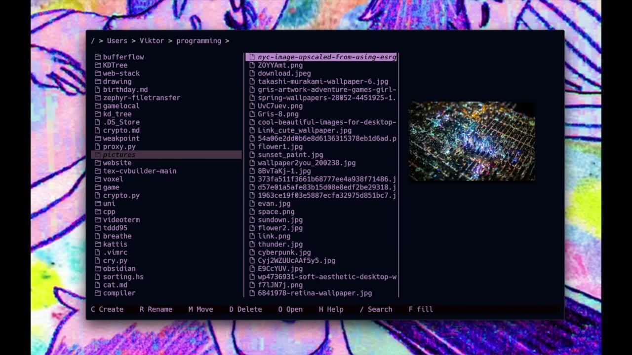terminal filebrowser demo v2 YouTube