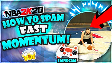 NBA 2K20 EASY WAY HOW TO SPAM FAST MOMENTUM CROSSOVER TUTORIAL W/ CONTROLLER HANDCAM!