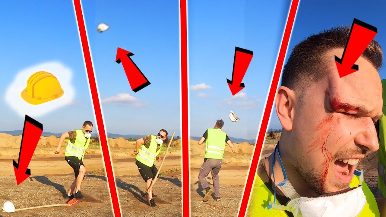 Verrückte BAUSTELLEN HELM CHALLENGE ESKALIERT! | Platzwunde | PvP