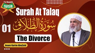 The Divorce 01 | Surah At Talaq | Imam Karim AbuZaid | The Maqasidic Tafsir