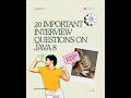 20 Most Important Interview Questions on Java 8 🔥 | Crack Your Next Interview