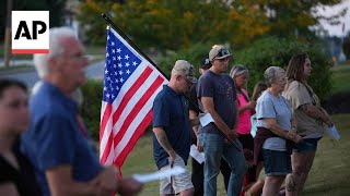 Vigil held in Pennsylvania for three police officers killed in shooting
